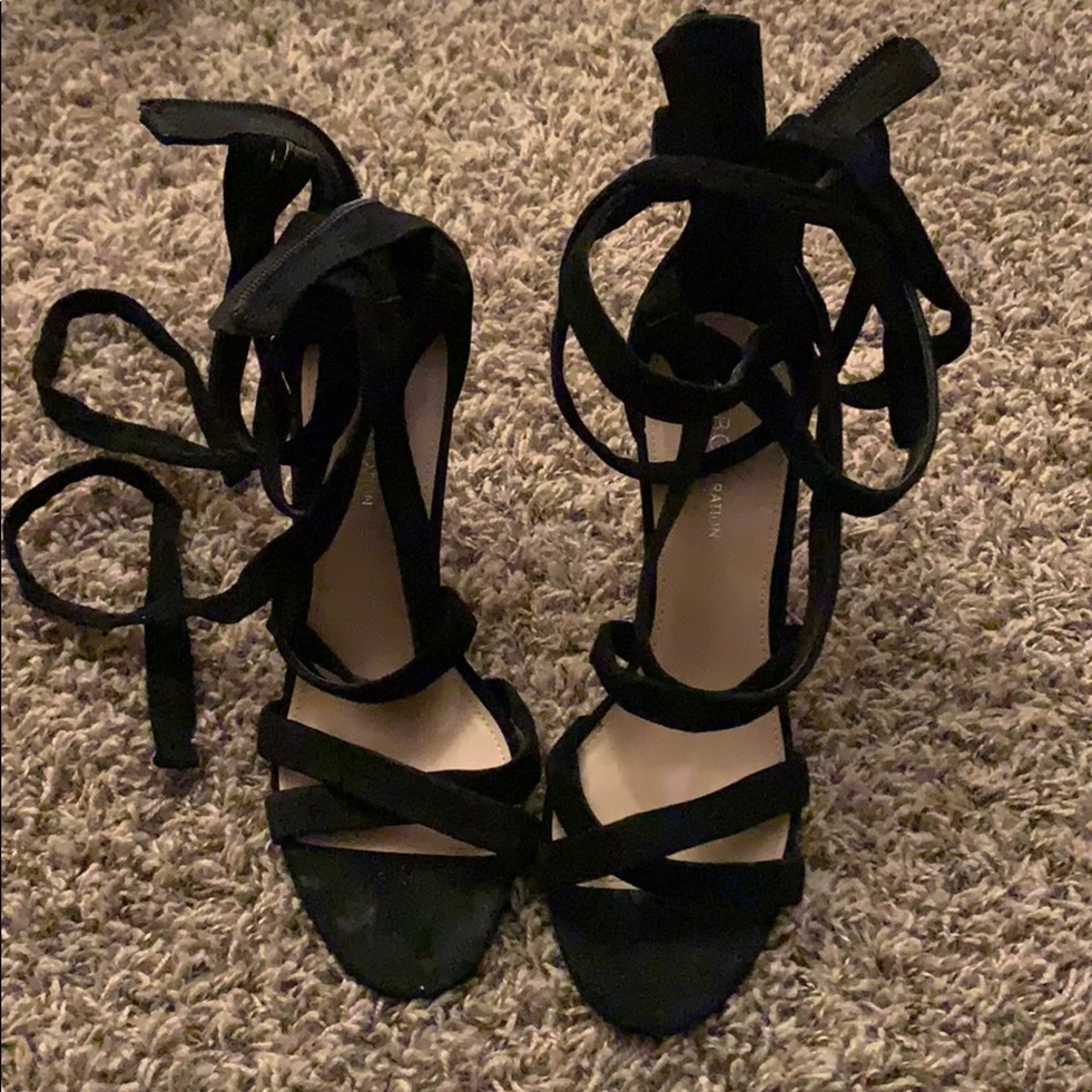 Black heels